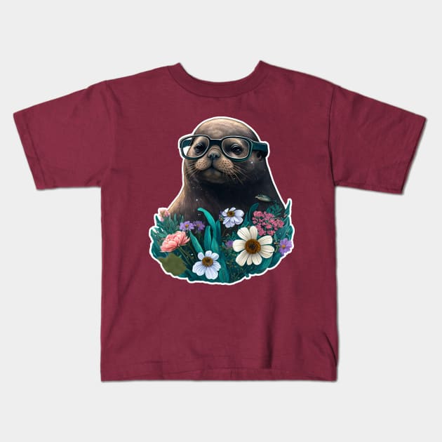 Sea Lion Kids T-Shirt by Zoo state of mind